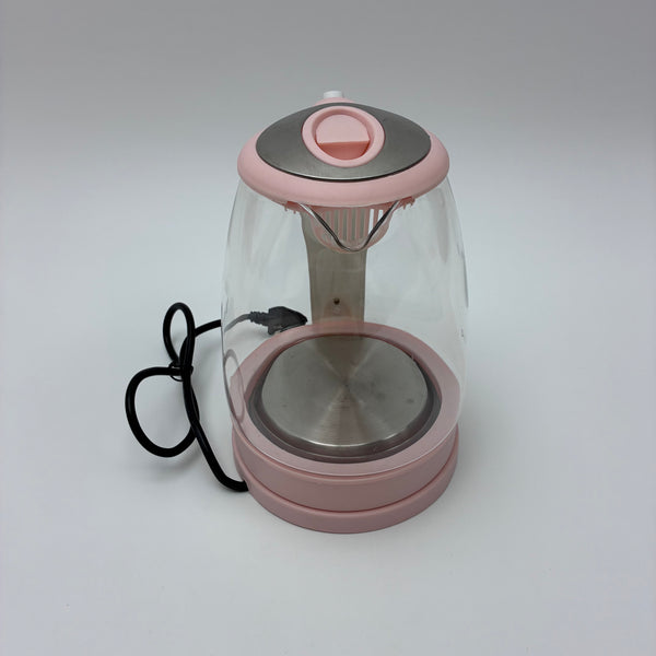 Hancdon kettles, electric 1.8L Large Capacity Electric Glass Kettle, Design for Home & Office (Pink)