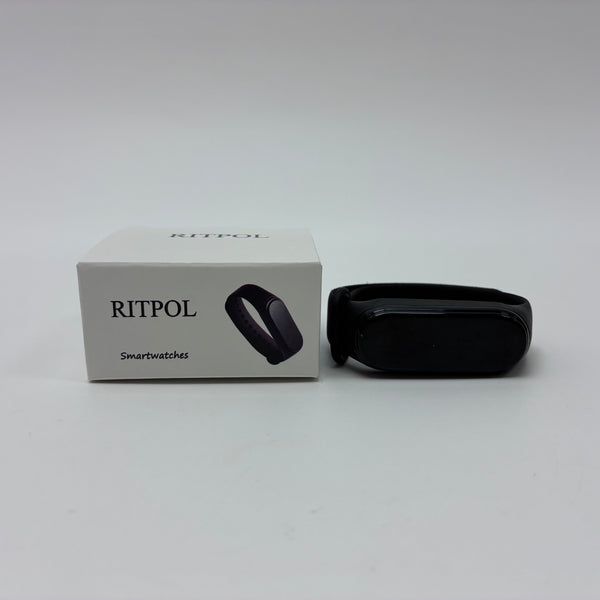 RITPOL Smartwatches Heart Rate Monitor, Sleep Monitor, Step Counter, Calorie Counter for Men Women Kids (Black)
