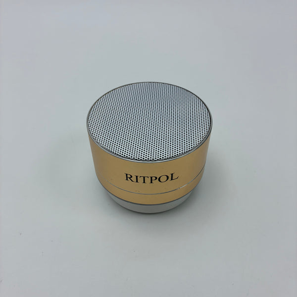 RITPOL Wireless speakers Portable Wireless Bluetooth Speaker – Mini Metal Cylindrical Speakers