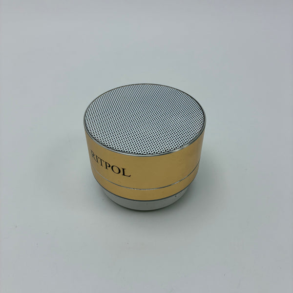 RITPOL Wireless speakers Portable Wireless Bluetooth Speaker – Mini Metal Cylindrical Speakers