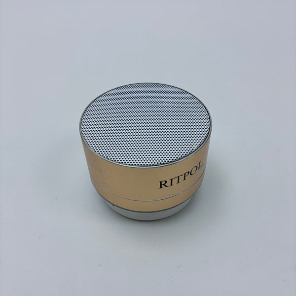 RITPOL Wireless speakers Portable Wireless Bluetooth Speaker – Mini Metal Cylindrical Speakers