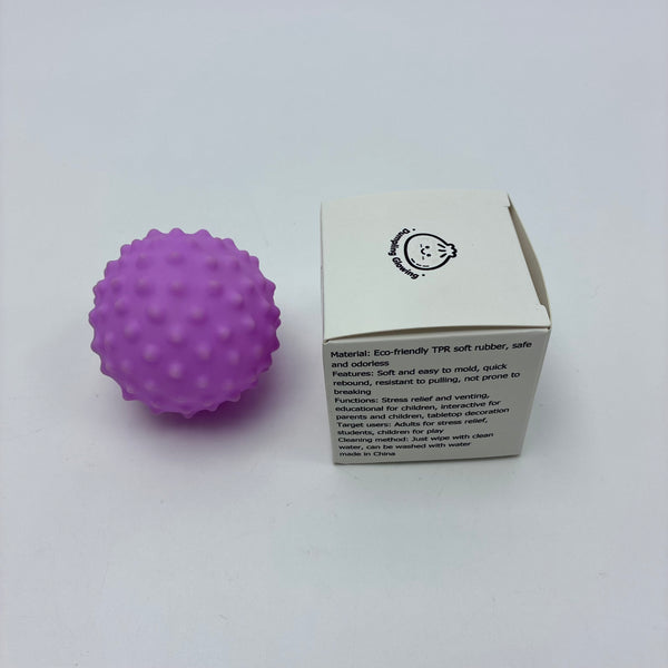 Dumpling Glowing Squeezable squeaking toys Squeaky Spiky Ball, TPR Stress Relief Toy for Kids and Adults