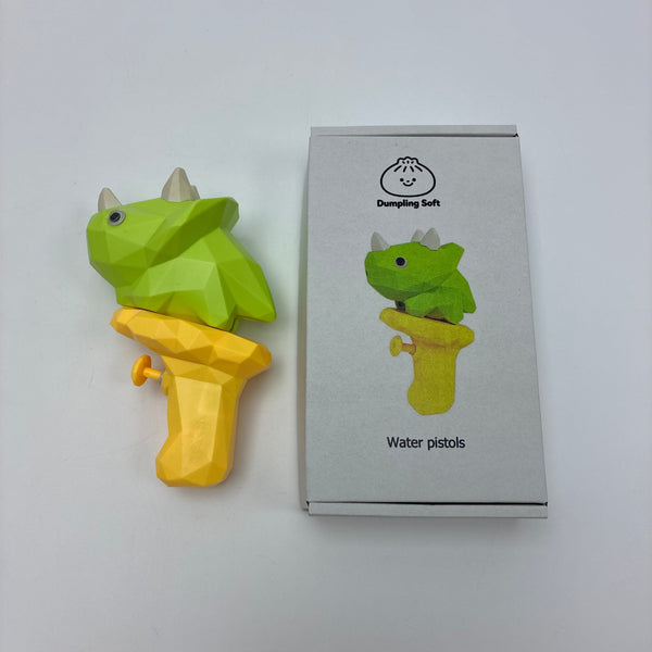 Dumpling Soft Water pistols Mini Dinosaur Squirt Gun, Hand Press Water Pistol for Kids Summer Beach Pool Party