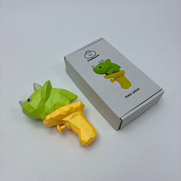 Dumpling Soft Water pistols Mini Dinosaur Squirt Gun, Hand Press Water Pistol for Kids Summer Beach Pool Party