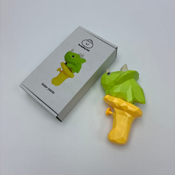 Dumpling Soft Water pistols Mini Dinosaur Squirt Gun, Hand Press Water Pistol for Kids Summer Beach Pool Party