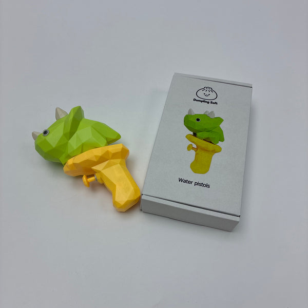 Dumpling Soft Water pistols Mini Dinosaur Squirt Gun, Hand Press Water Pistol for Kids Summer Beach Pool Party