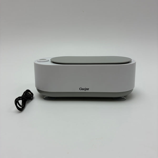 Gecjnr Electrical ultrasonic cleaning units for glasses、Jewelry 38000Hz for Home & Professional Use, Grey/White