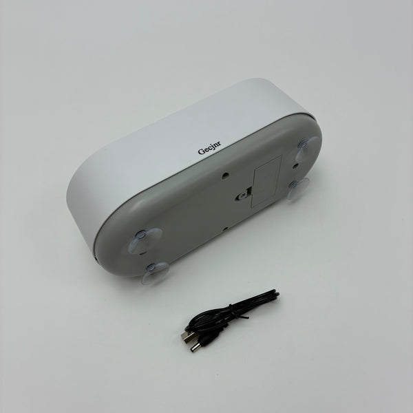 Gecjnr Electrical ultrasonic cleaning units for glasses、Jewelry 38000Hz for Home & Professional Use, Grey/White