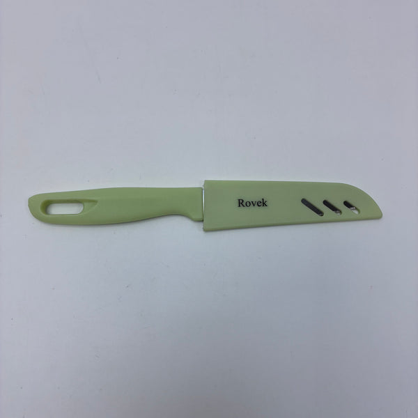Rovek Fruit knives Small Fruit and Vegetable Knife with Protective Cover, Stainless Steel Blade