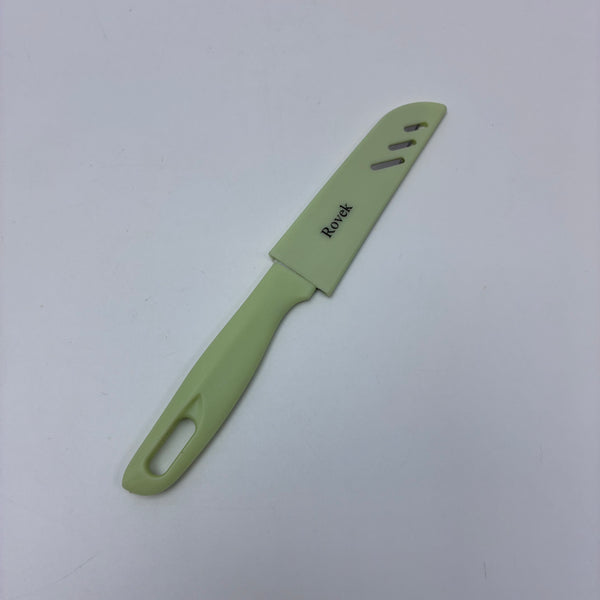 Rovek Fruit knives Small Fruit and Vegetable Knife with Protective Cover, Stainless Steel Blade