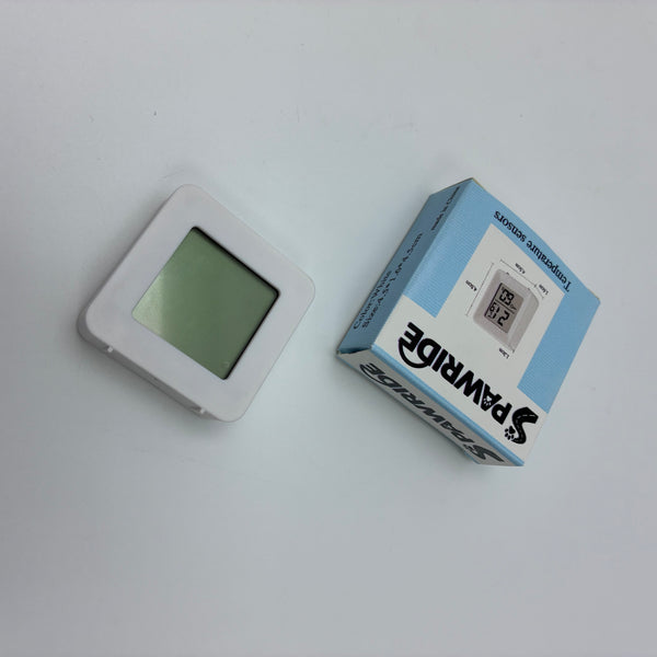 SPAWRIDE Temperature sensors Mini Digital Temperature and Humidity Sensor for Home, Office, Greenhouse, Pets, Refrigerator (White)