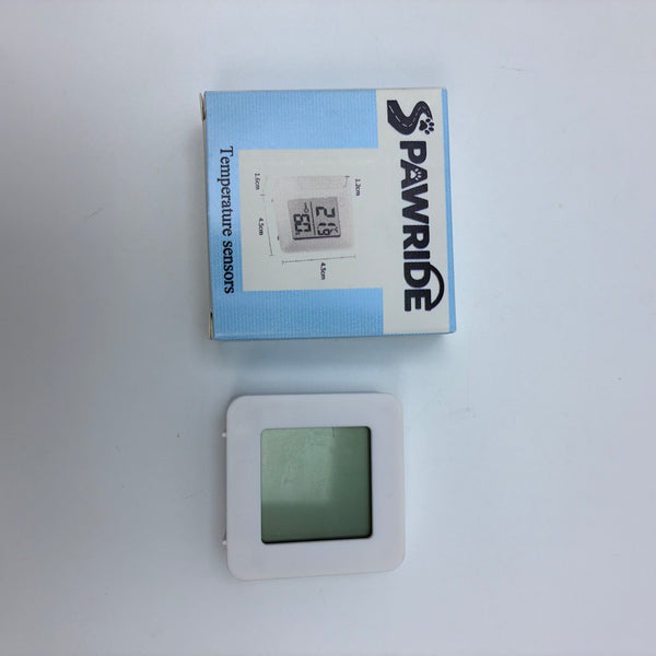 SPAWRIDE Temperature sensors Mini Digital Temperature and Humidity Sensor for Home, Office, Greenhouse, Pets, Refrigerator (White)