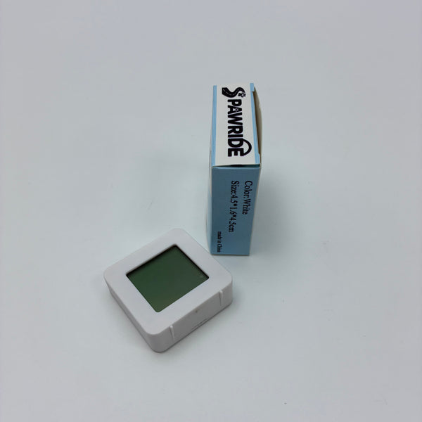 SPAWRIDE Temperature sensors Mini Digital Temperature and Humidity Sensor for Home, Office, Greenhouse, Pets, Refrigerator (White)