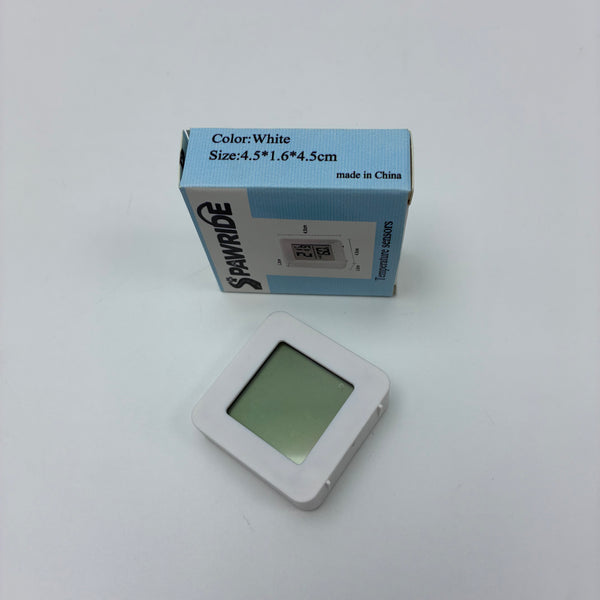 SPAWRIDE Temperature sensors Mini Digital Temperature and Humidity Sensor for Home, Office, Greenhouse, Pets, Refrigerator (White)