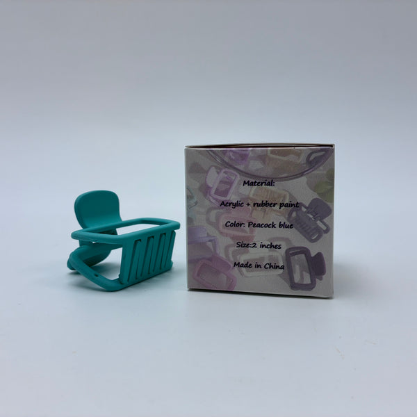 Saminer Hair clips Acrylic  Hair Claw Clip, 2 Inch, for Women, Glossy Retro Medium Size