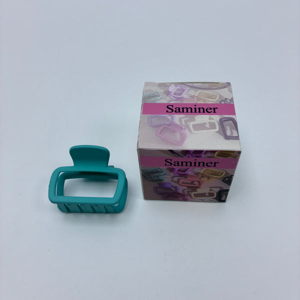Saminer Hair clips Acrylic  Hair Claw Clip, 2 Inch, for Women, Glossy Retro Medium Size
