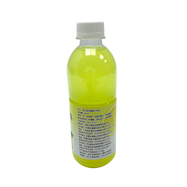 夜之泉 果汁 柠檬果汁饮料 360ml瓶装 鲜榨风味 酸甜可口 富含维生素C