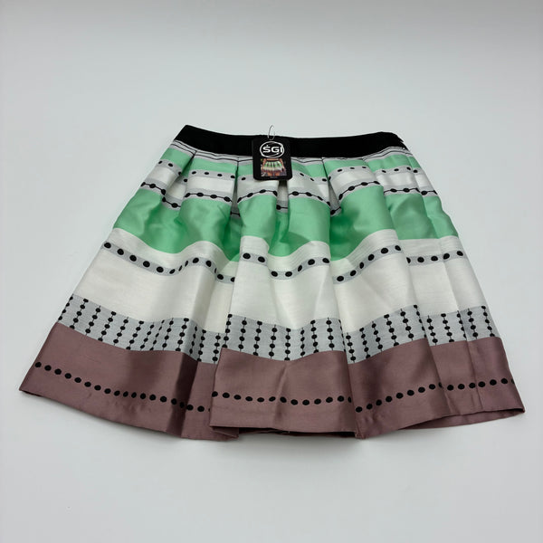 SGI Skirts Women's A-Line High Waist Skirt - Elastic Waistband & Pockets, Short Length