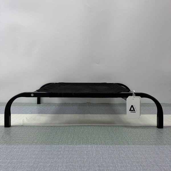 AN&BO Portable beds for pets Portable Elevated Metal Mesh Pet Bed, Indoor Outdoor Use