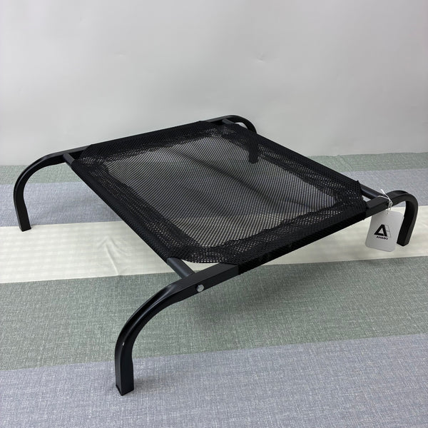 AN&BO Portable beds for pets Portable Elevated Metal Mesh Pet Bed, Indoor Outdoor Use