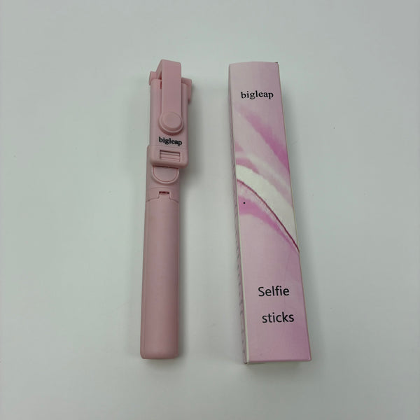 bigleap Selfie sticks Extendable Selfie Stick - 18.5cm Long, Pink, Lightweight, Portable
