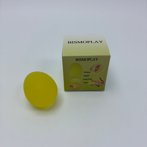 BISMOPLAY Stress relief exercise toys Sensory Fidget Egg with Textured Surface for Anxiety Relief, Hand Strengthening Grip Ball for Adults and Kids