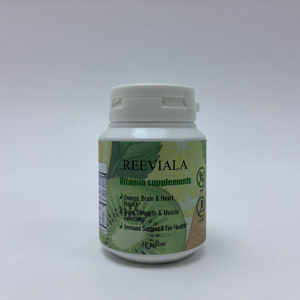 REEVIALA Vitamin supplements Multivitamin Supplement – 30 Count | Comprehensive Daily Vitamins for Men & Women | Natural Formula