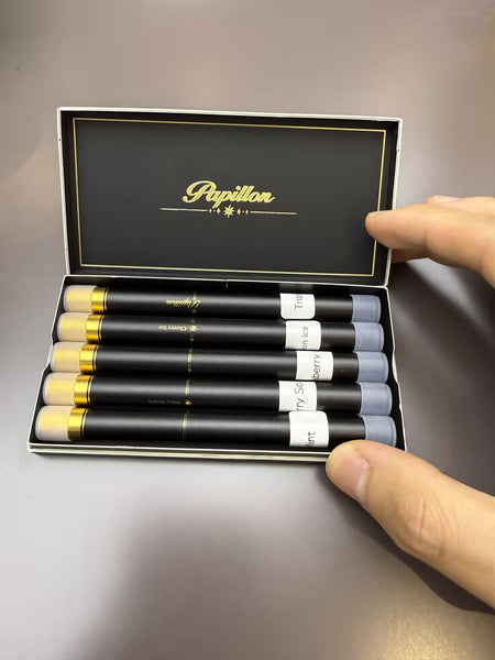 CENIZO Electric cigarettes [electronic cigarettes] Rechargeable electronic cigarette starter kit, with an integrated design, portable and easy to use