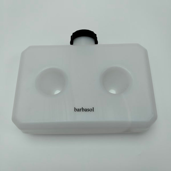 barbasol Plastic storage tanks White Plastic Storage Tank, Water Container with Cap