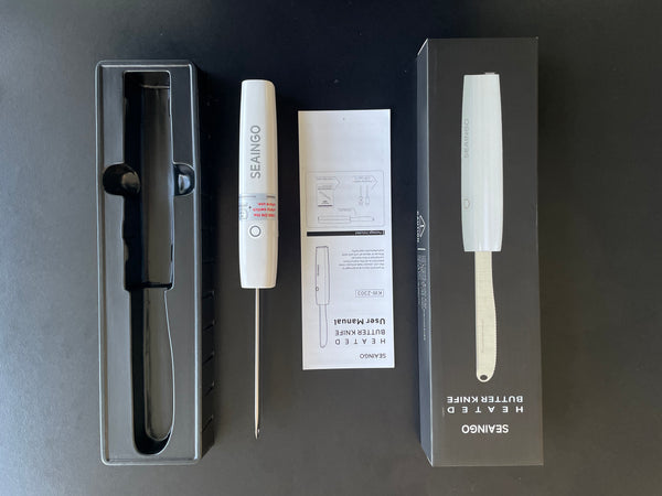 SEAINGO Heating Butter Knife Spreader - Rechargeable, Electric, Cordless, for Kitchen Restaurant Party